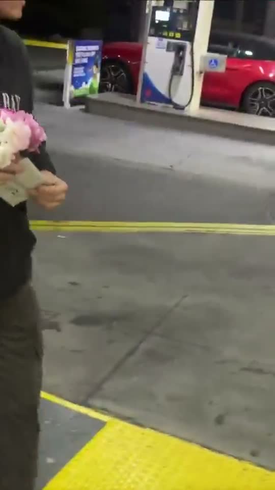 Proof: gave out flowers