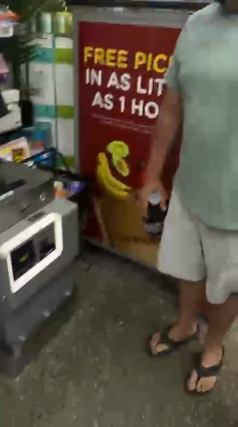 Proof: bought someone groceries